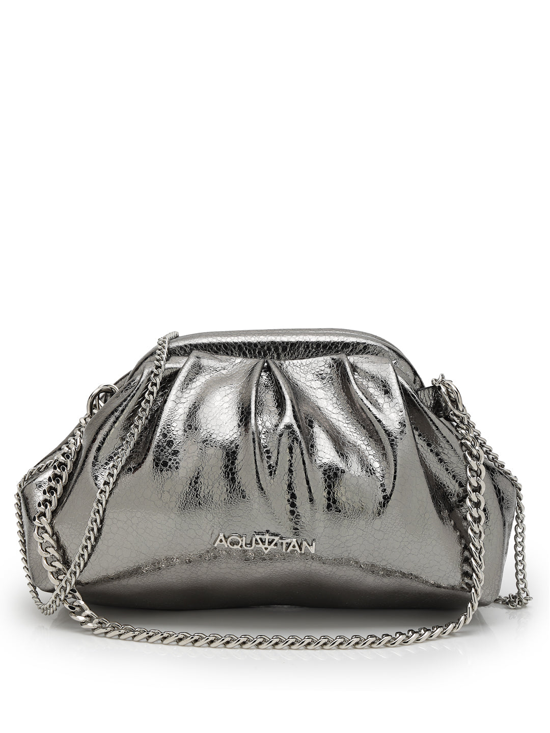 Gunmetal grey clutch bag online